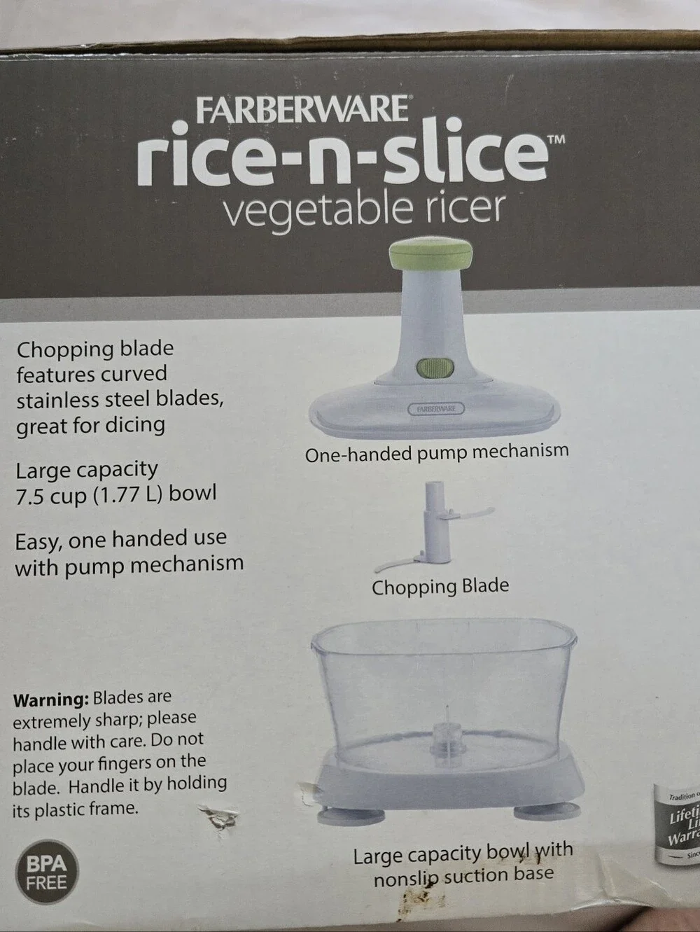 Farberware Rice n Slice Vegetable Ricer